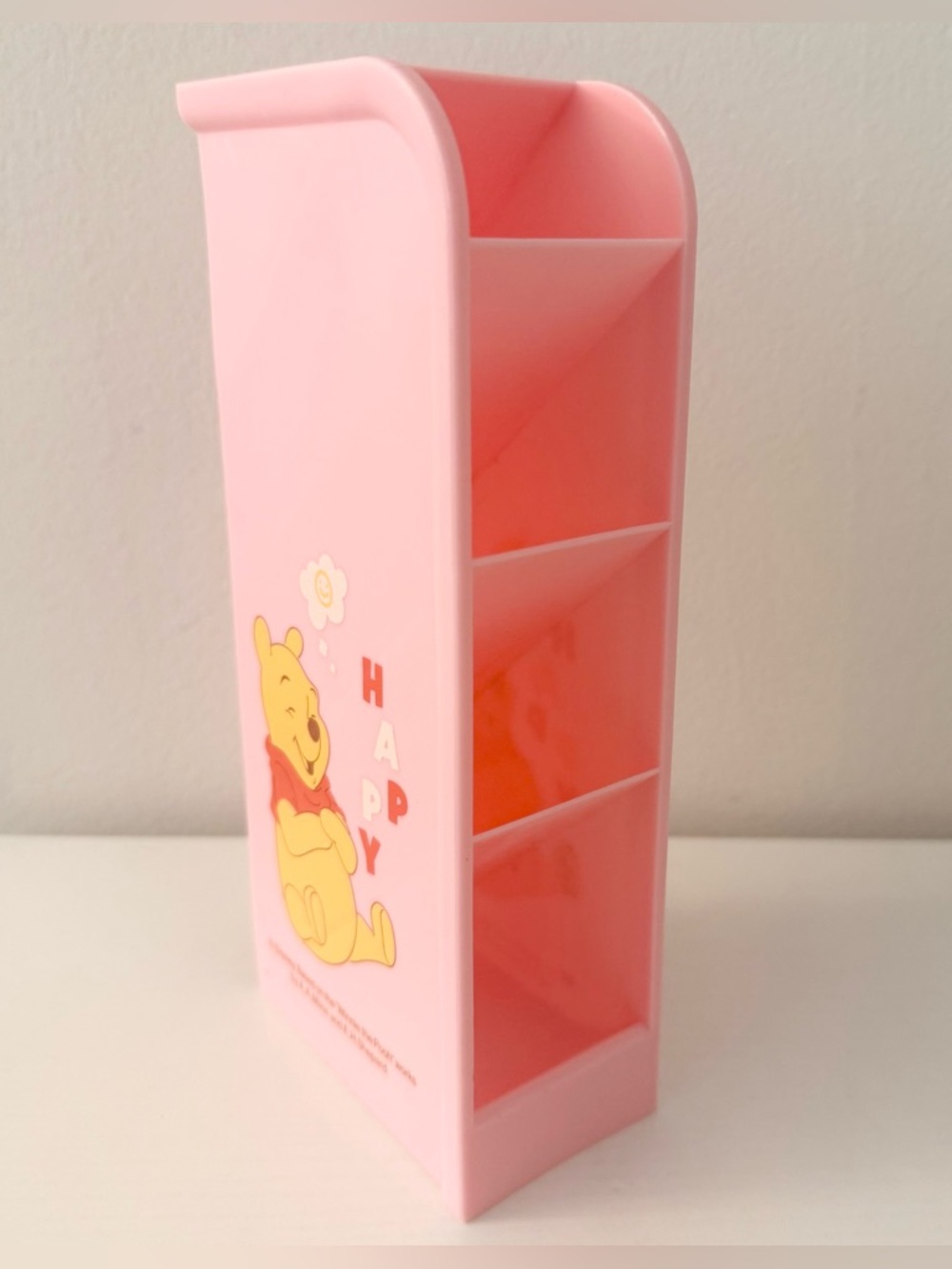 Disney winnie the pooh pink desk storage organizer